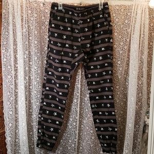 CJ Black stripe w/Stars twill jogger pants
